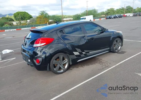 2014 Hyundai Veloster Turbo W/Black из США, поврежденный, VIN KMHTC6AEXEU200073